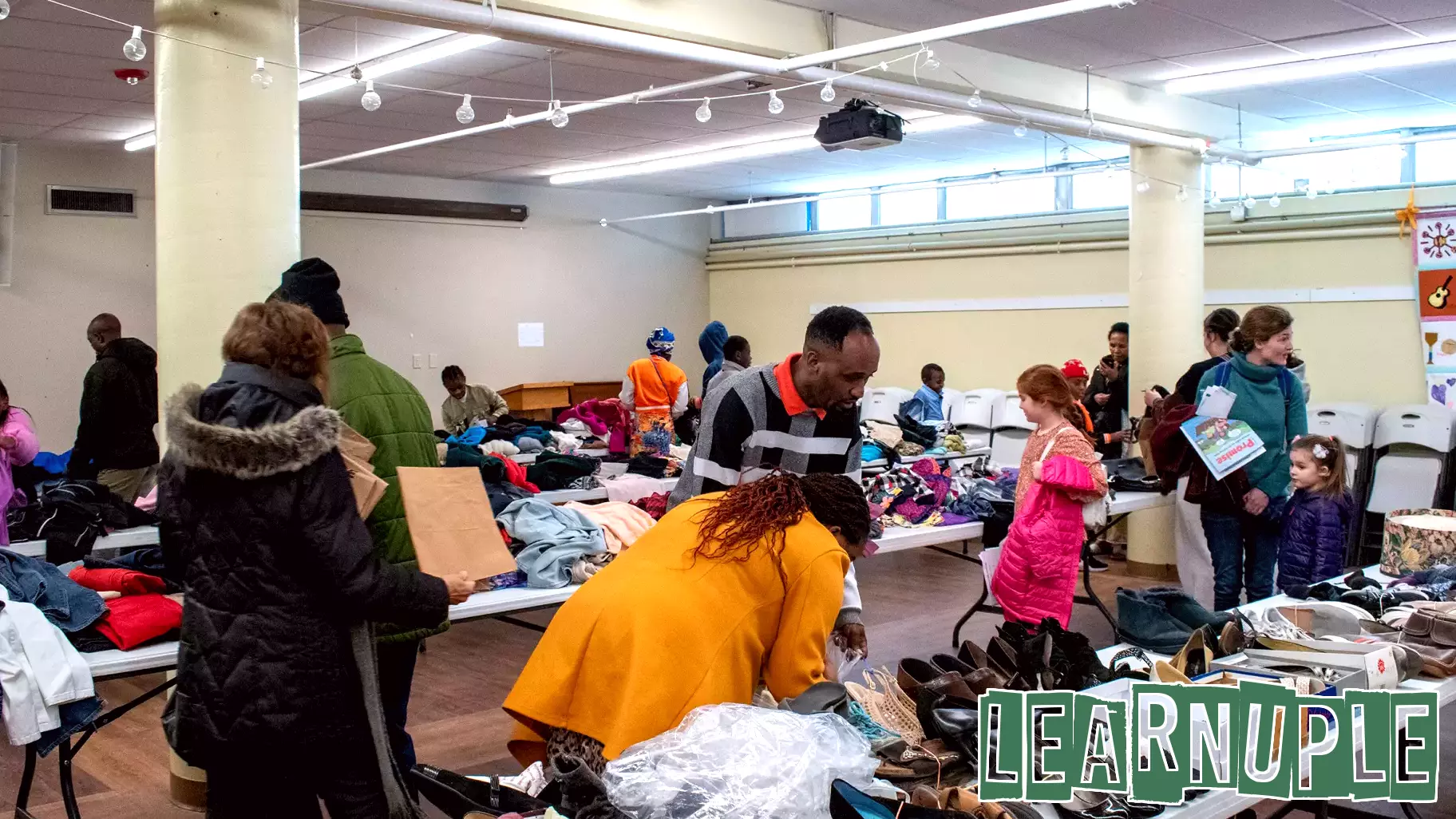 Generosity Shines Through at the Intergenerational Clothing Exchange