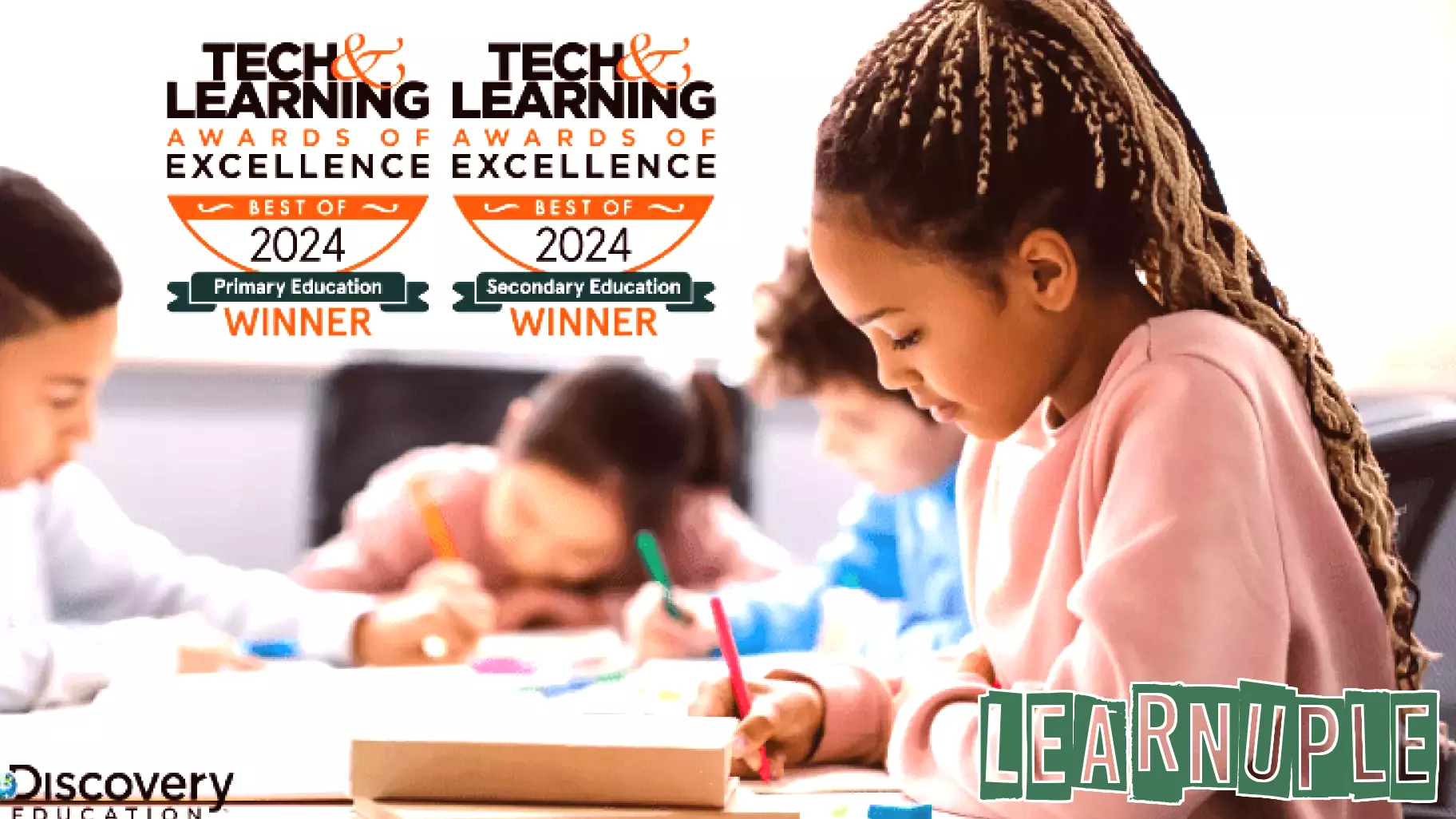 Tech & Learning Recognizes Five Outstanding Digital Solutions from Discovery Education for 2024