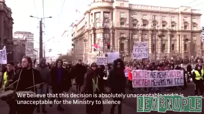 Serbian University Students Demand Accountability in Ongoing Protests